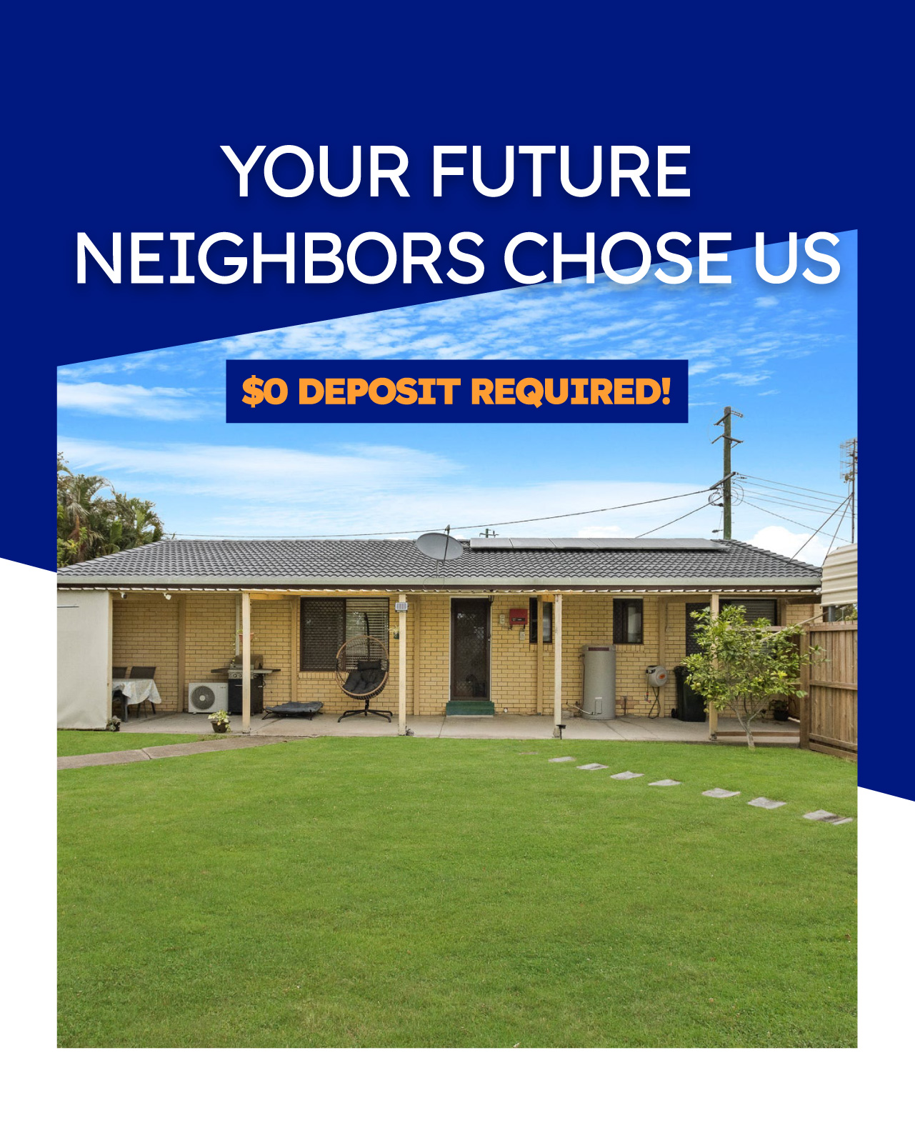 Your future neighbors chose us - Zero deposit home purchase success story