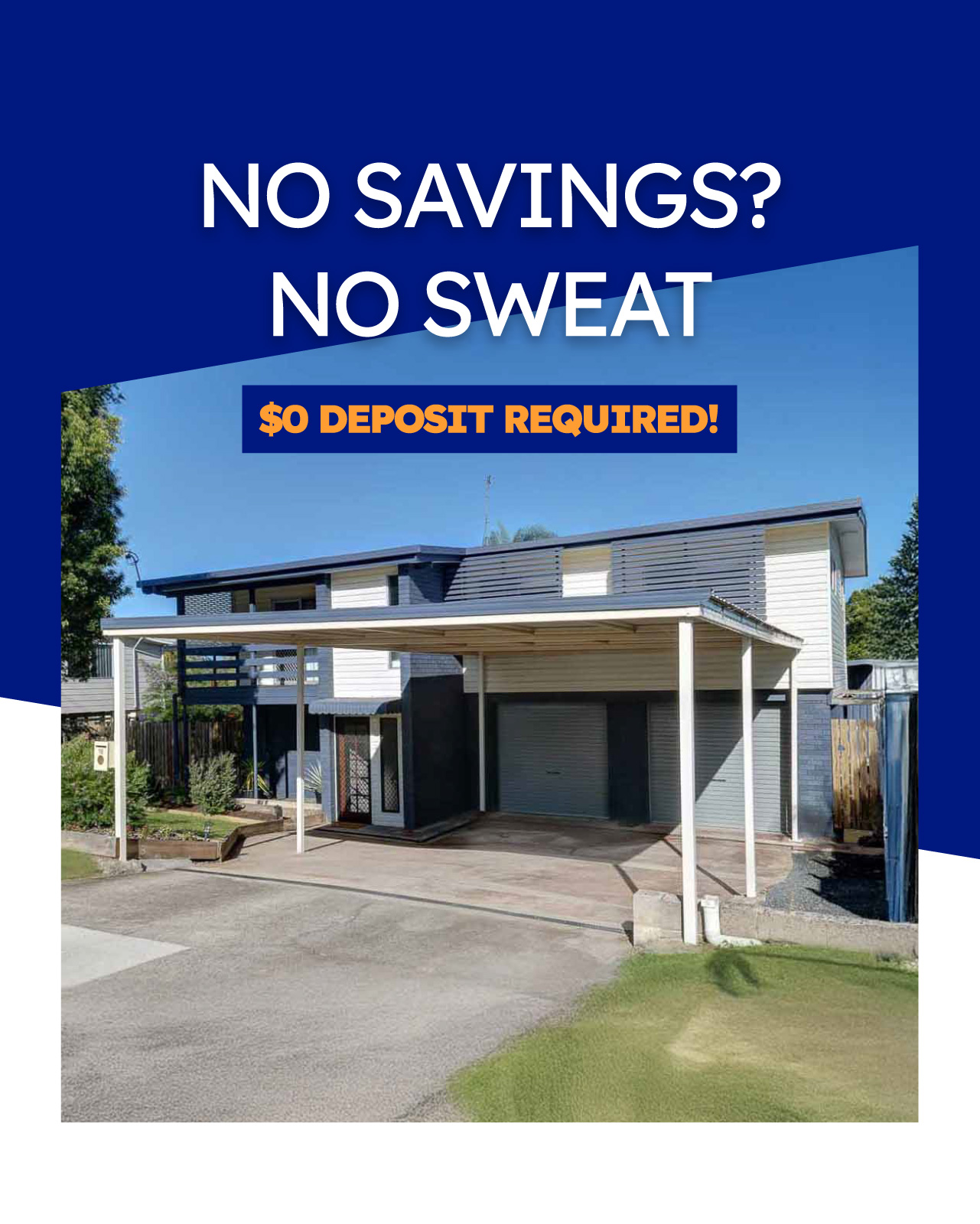 Modern living success - Two-story home purchased through zero deposit program